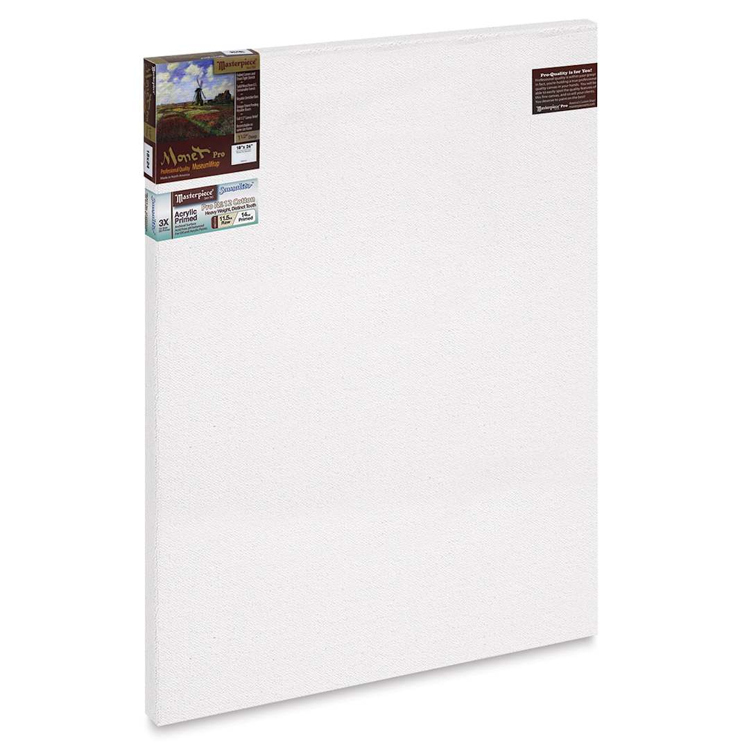 Open in modal - Masterpiece Monet Pro Sausalito Cotton Canvas - 18" x 24", Acrylic-Primed