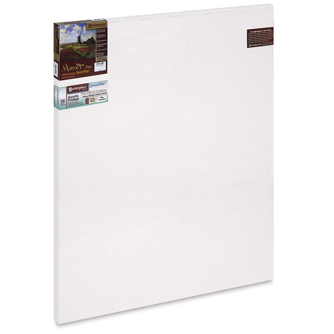 Open in modal - Masterpiece Monet Pro Sausalito Cotton Canvas - 22" x 28", Acrylic-Primed