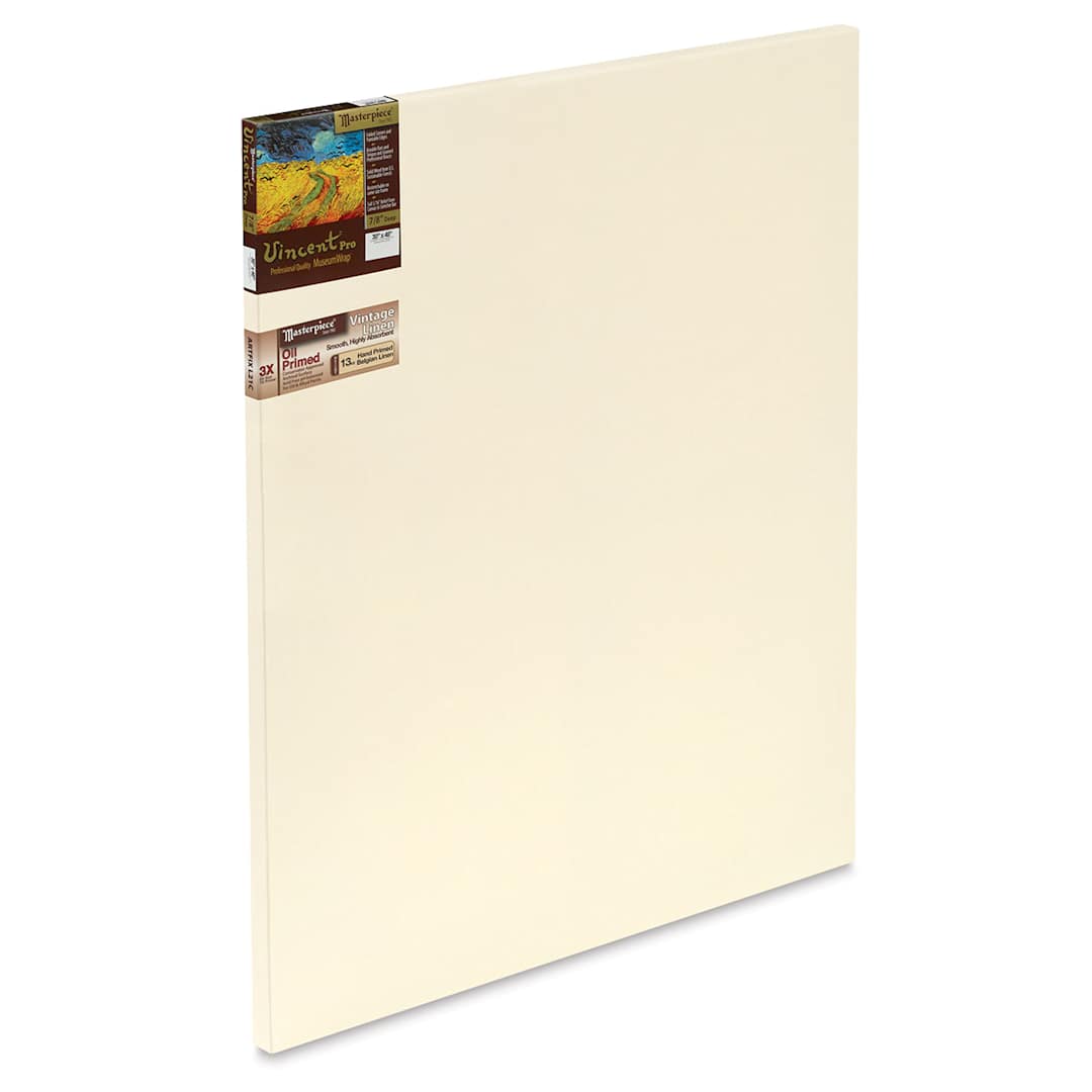 Open in modal - Masterpiece Vincent Pro Artfix Linen Canvas - 30" x 40", Oil Primed