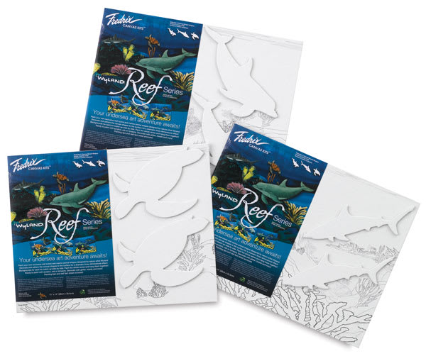 Open in modal - Wyland Reef Series Canvas Kits