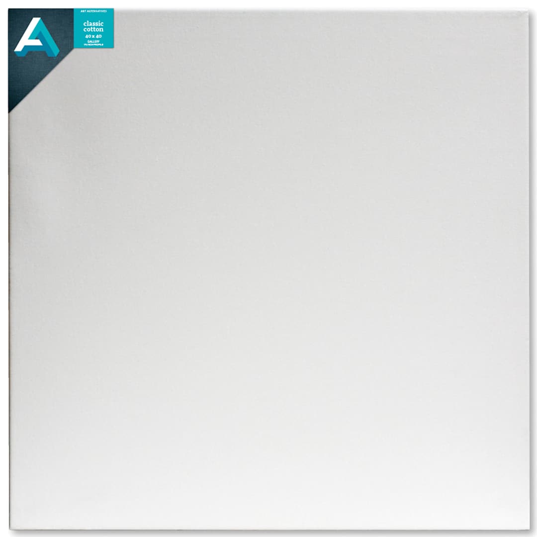 Open in modal - Art Alternatives Classic Cotton Stretched Canvas, Gallery, 1-3/8 in Profile, 40 in x 40 in