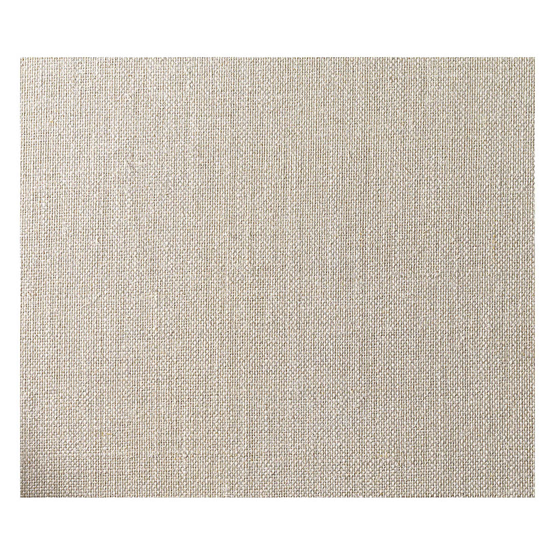 Open in modal - Fredrix Style 183 Unprimed Linen Canvas Rolls - Swatch showing linen color and texture