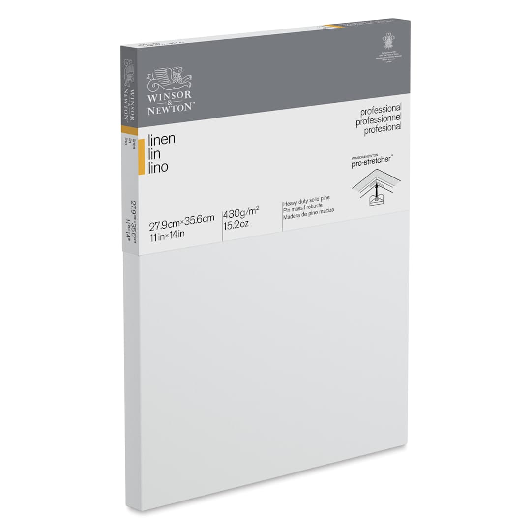 Open in modal - Winsor & Newton Professional Linen Canvas - 11" x 14", 13/16" Profile
