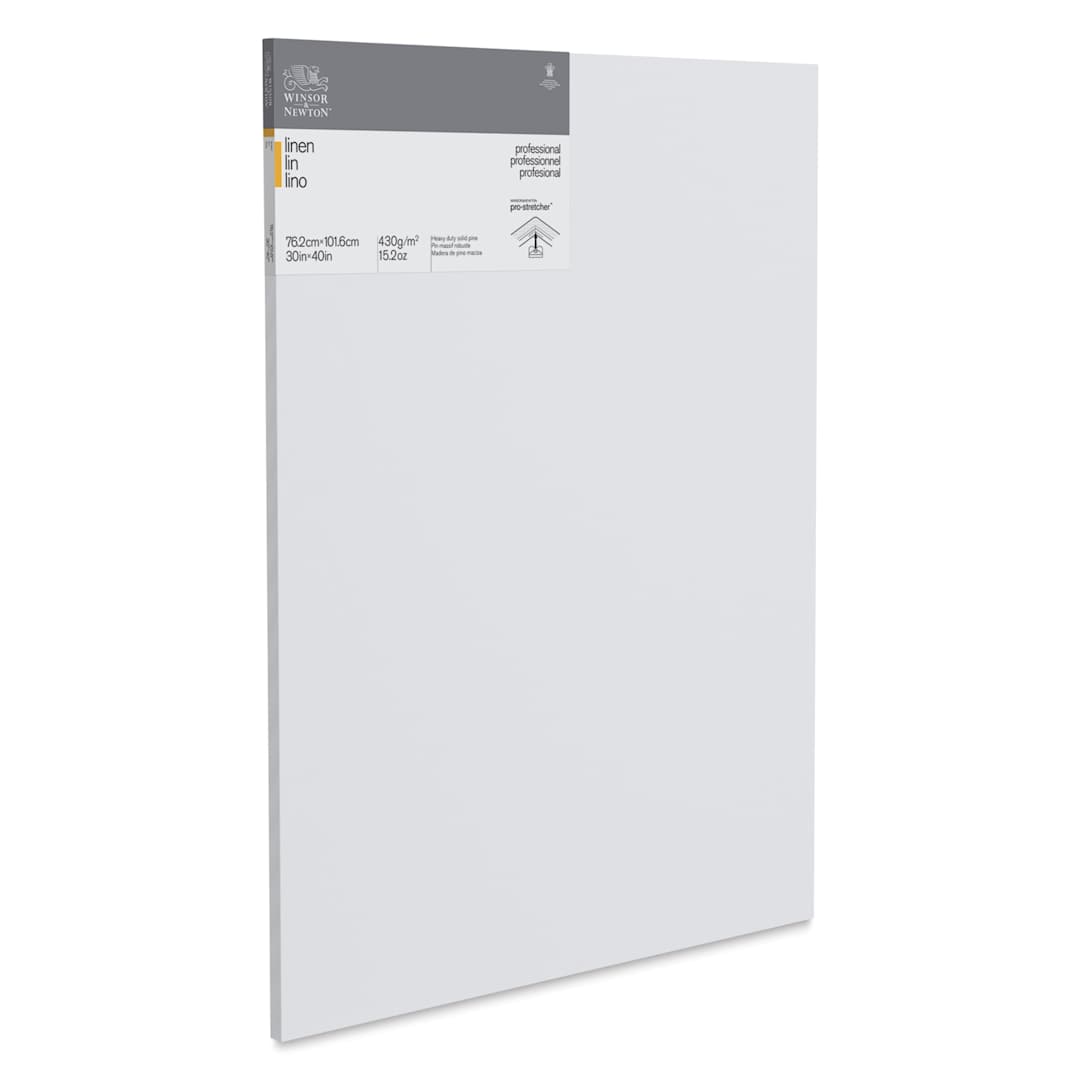 Open in modal - Winsor & Newton Professional Linen Canvas - 30" x 40", 13/16" Profile