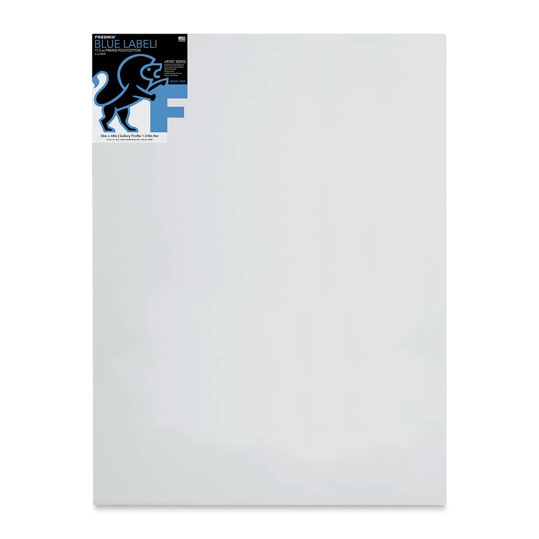 Open in modal - Fredrix Blue Label Cotton Canvas - 36" x 48", Gallery Profile 1-3/8"