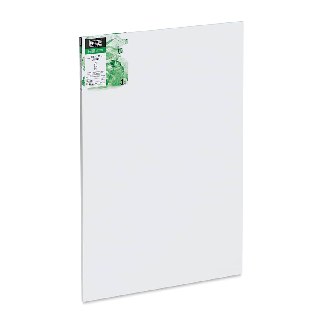Open in modal - Liquitex Recycled Stretched Canvas - 36" x 48", 3/4" Traditional Profile, at an angle