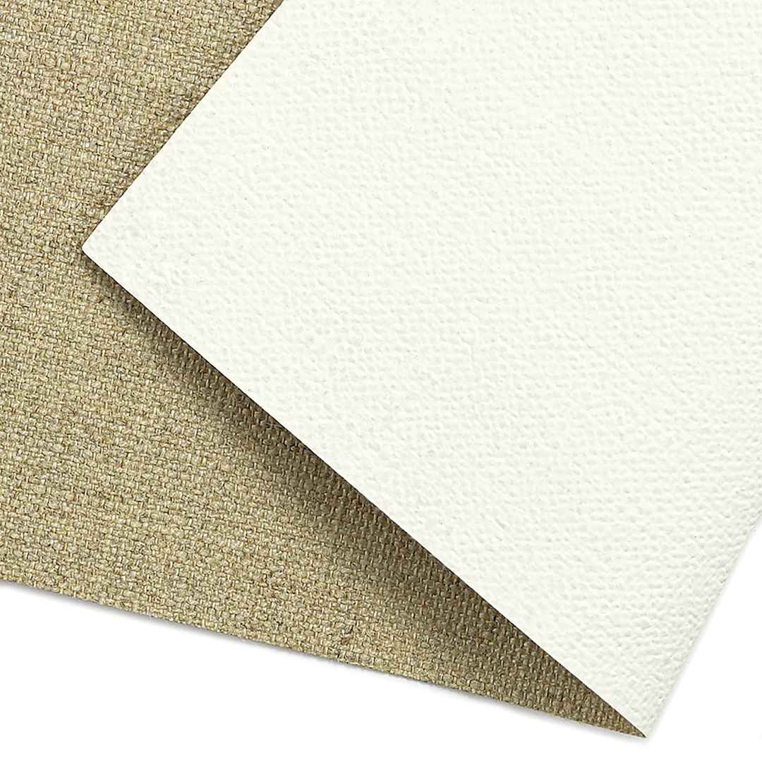 Open in modal - Blick Studio Acrylic Primed Linen Canvas - Medium, 5 oz, 84" x 10 yards, Roll, close-up