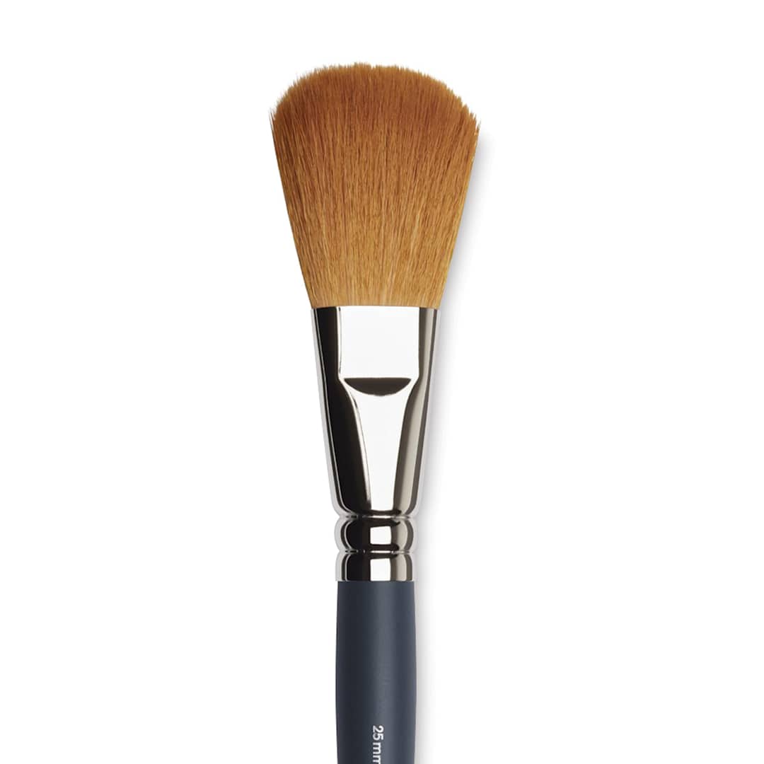 Open in modal - Winsor & Newton Professional Watercolor Synthetic Sable Brush - Mop, 1", Short Handle (close-up)