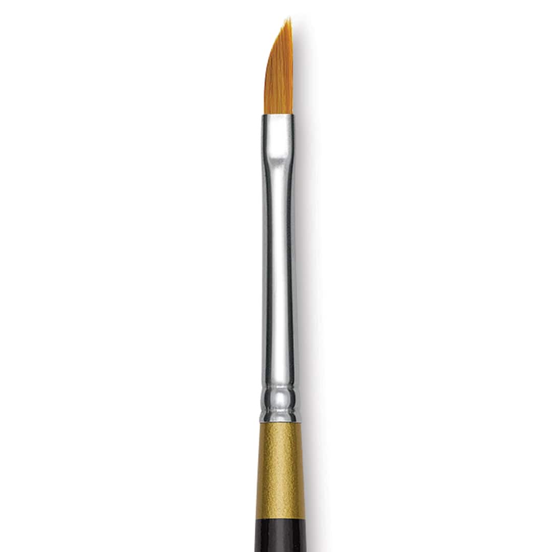Open in modal - Kingart Original Gold Brush - Dagger, Size 1/8", Short Handle (close-up)