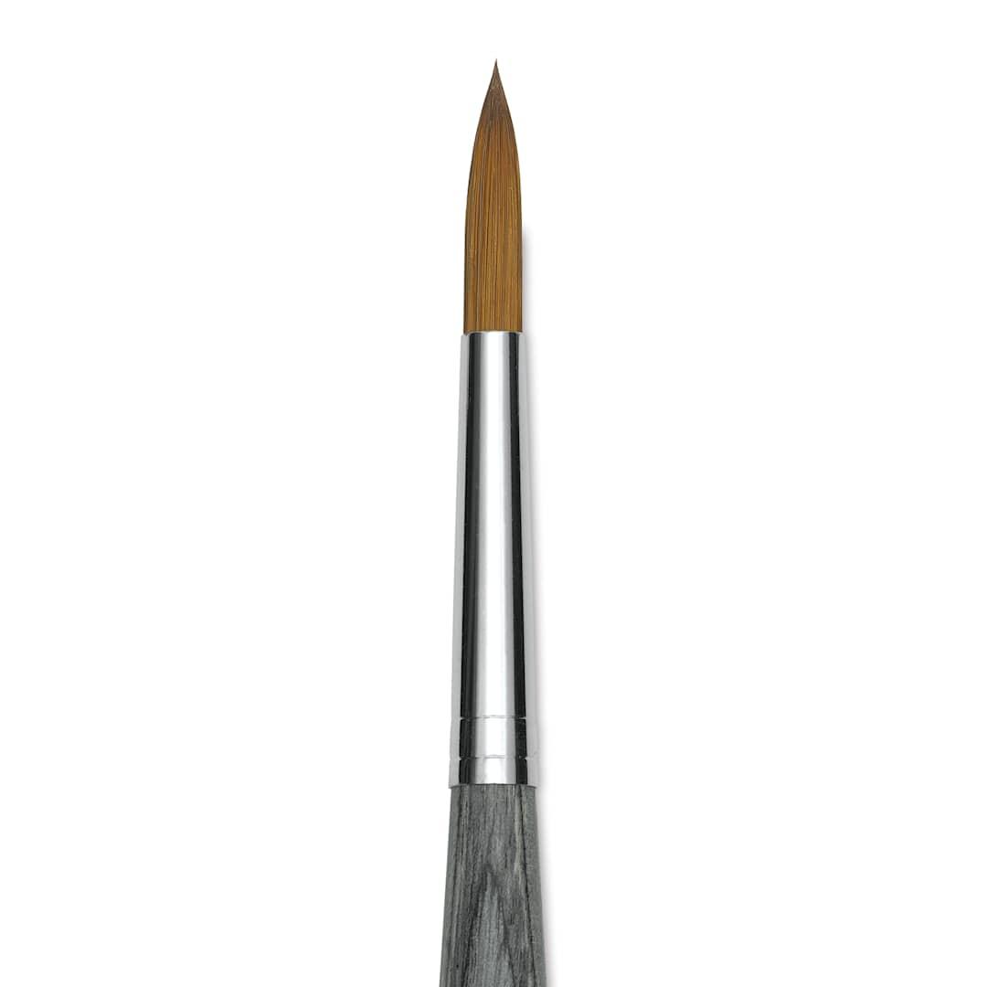 Open in modal - Da Vinci Colineo Synthetic Kolinsky Sable Brush - Round, Size 8, Short Handle (close-up)