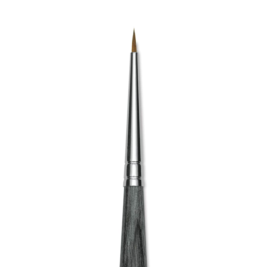 Open in modal - Da Vinci Colineo Synthetic Kolinsky Sable Brush - Round, Size 5/0, Short Handle (close-up)