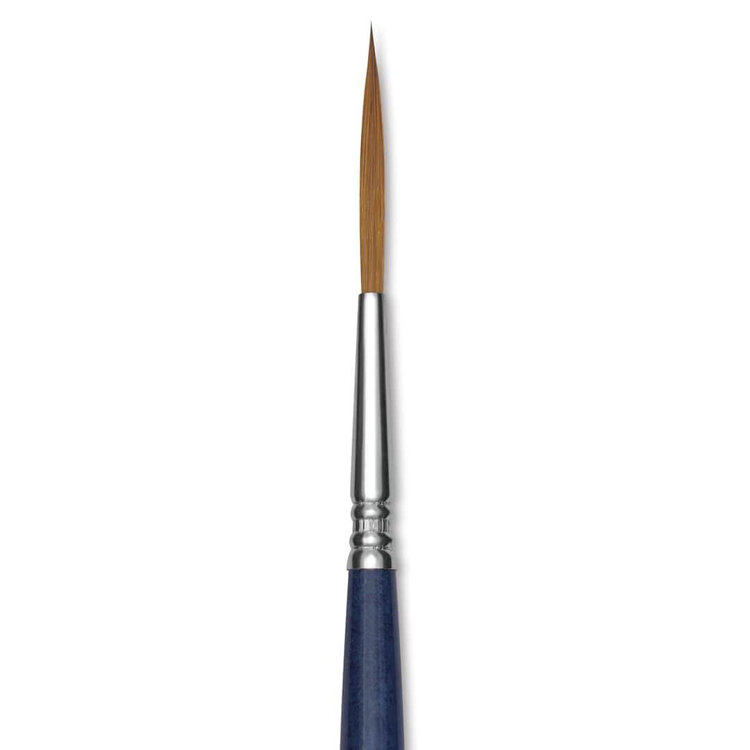 Open in modal - Escoda Chronos Brush - Short Handle, Rigger, Size 4, close-up