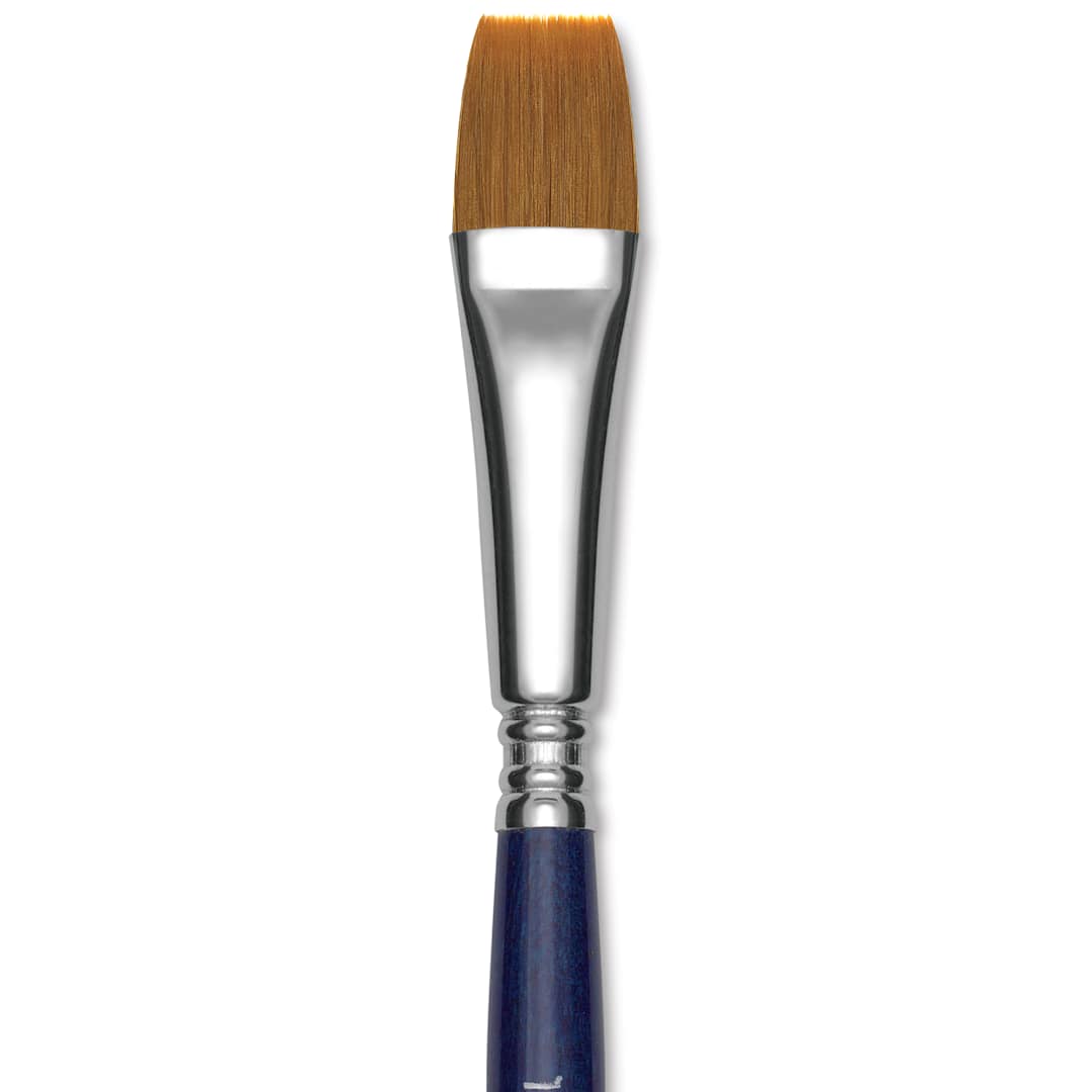 Open in modal - Escoda Chronos Brush - Short Handle, Bright, Size 1/2", close-up