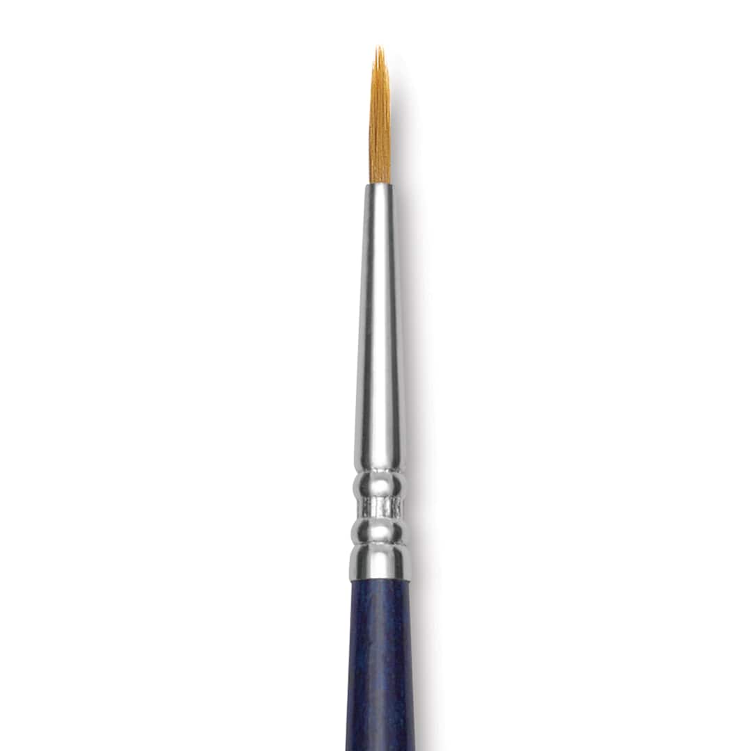Open in modal - Escoda Chronos Brush - Long Handle, Round, Size 1, close-up