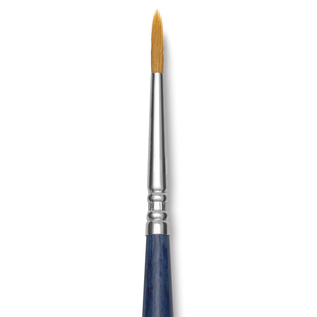 Open in modal - Escoda Chronos Brush - Long Handle, Round, Size 2, close-up