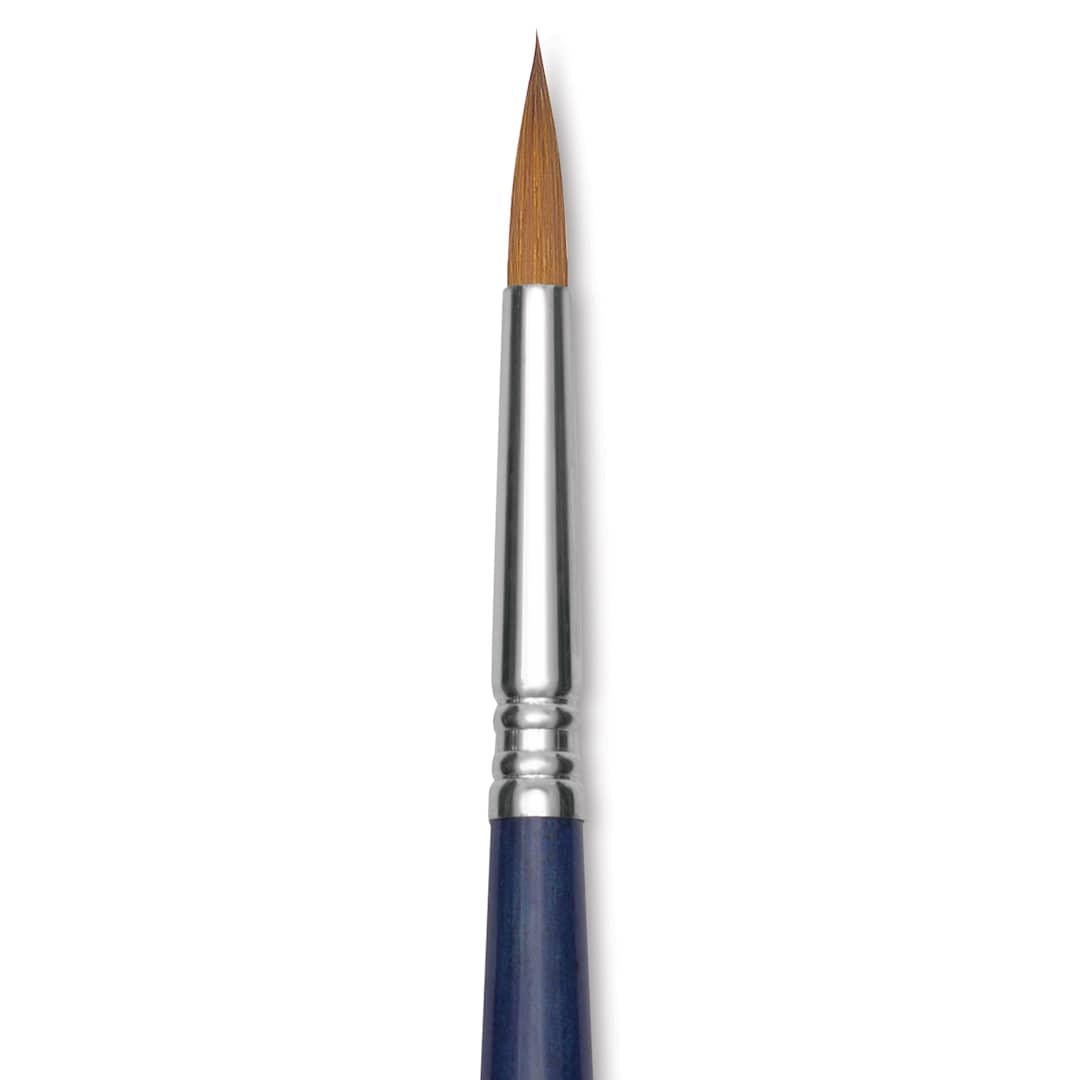 Open in modal - Escoda Chronos Brush - Long Handle, Round, Size 8, close-up