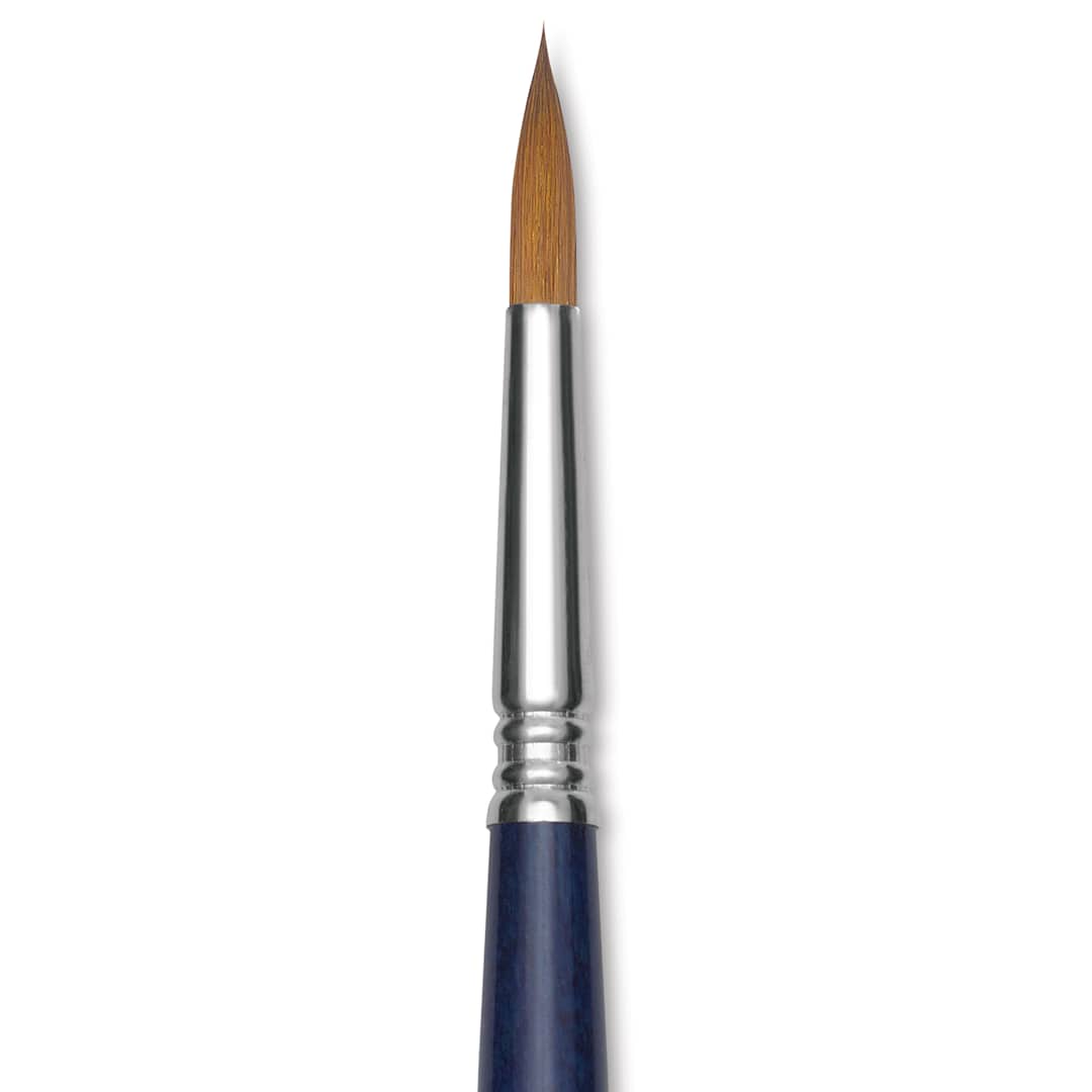 Open in modal - Escoda Chronos Brush - Long Handle, Round, Size 10, close-up