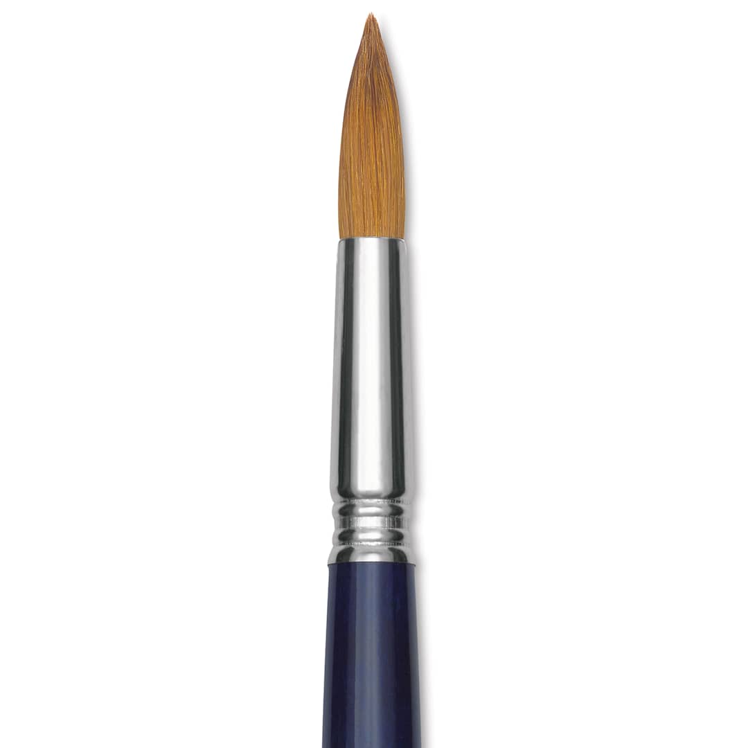 Open in modal - Escoda Chronos Brush - Long Handle, Round, Size 16, close-up