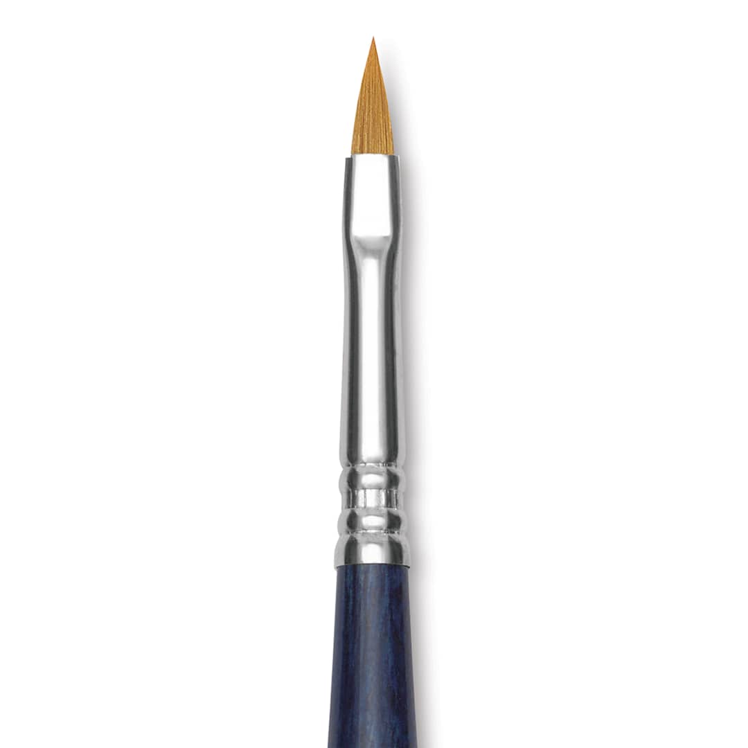 Open in modal - Escoda Chronos Brush - Long Handle, Filbert, Size 4, close-up