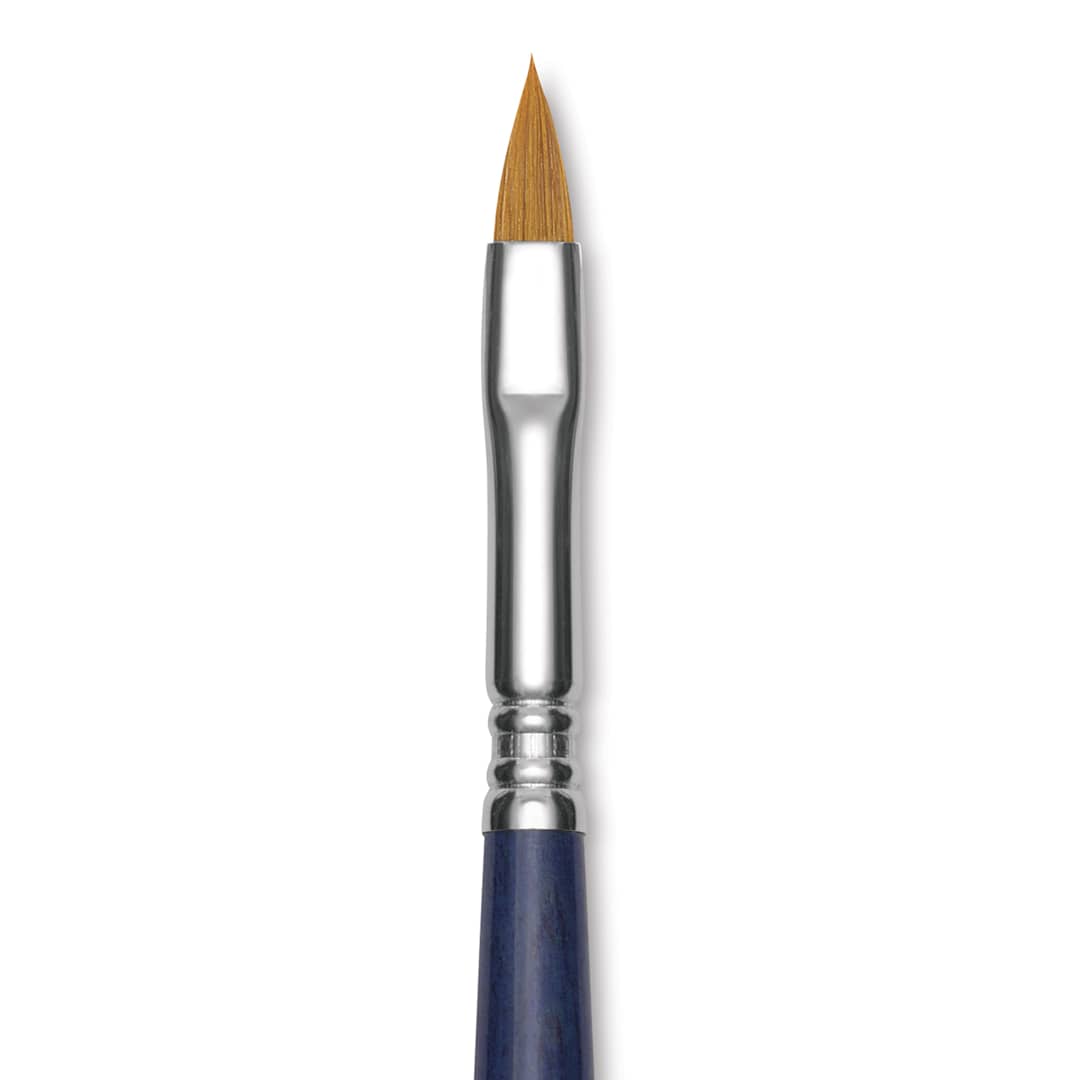 Open in modal - Escoda Chronos Brush - Long Handle, Filbert, Size 8, close-up