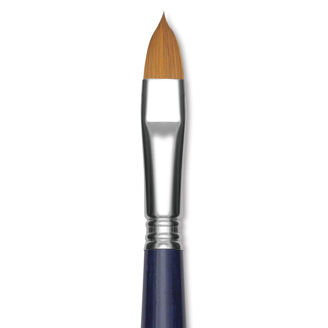 Open in modal - Escoda Chronos Brush - Long Handle, Filbert, Size 14, close-up