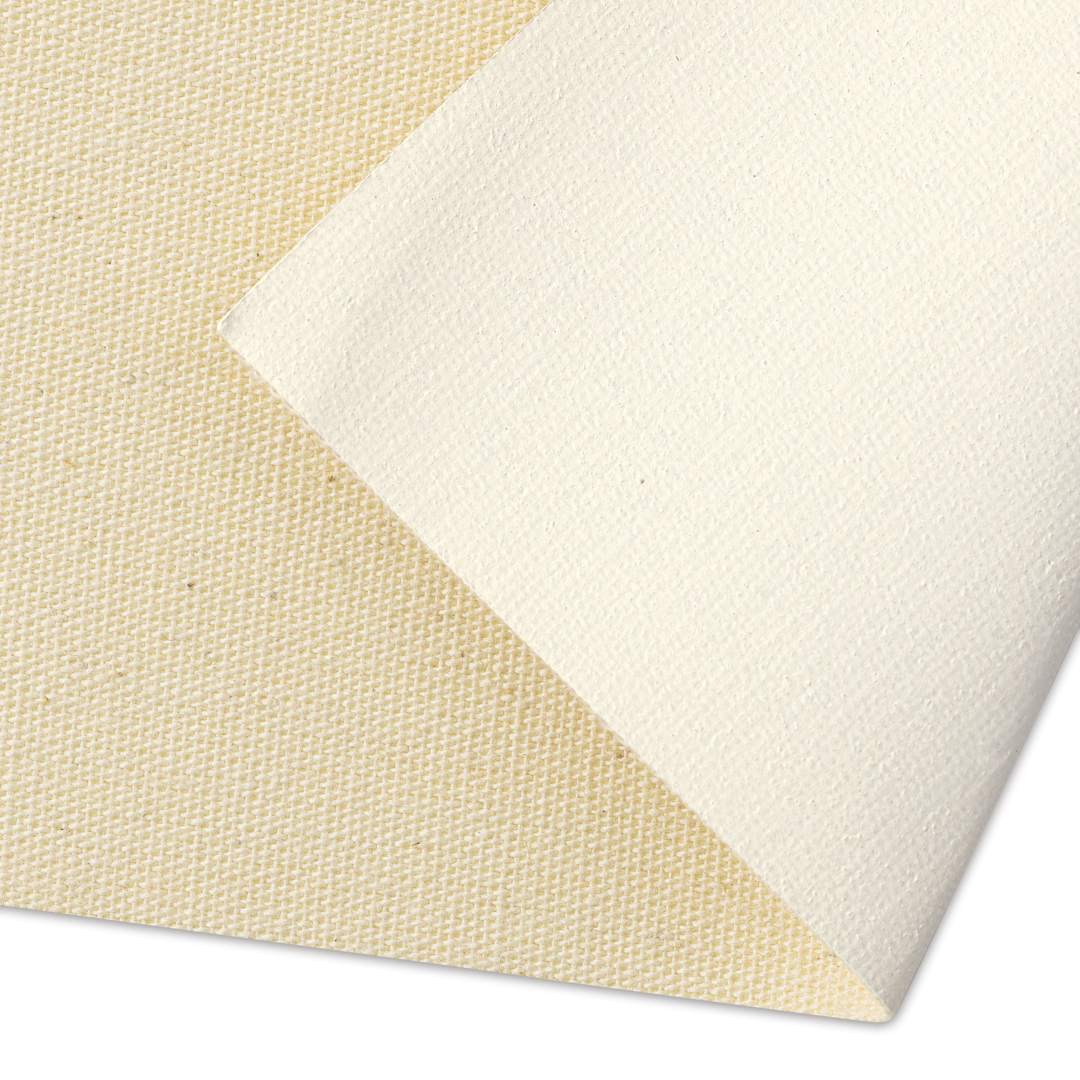 Open in modal - Artfix Acrylic Primed Cotton Canvas by the Yard - 85" x 1 yd, close-up of canvas