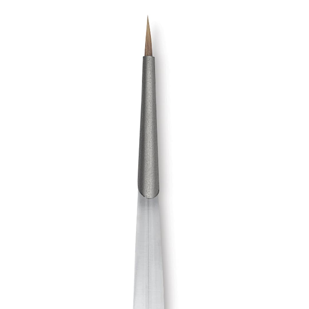 Open in modal - Princeton Synthetic Clear Handle Brush - Round, Short Handle, Size 0