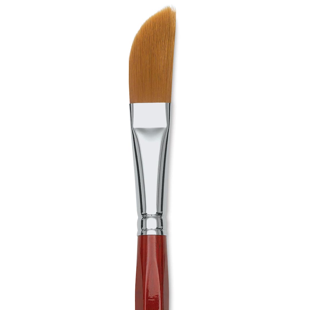 Open in modal - Da Vinci Cosmotop Spin Brush - Slanted Liner, Short Handle, Size 20, close up