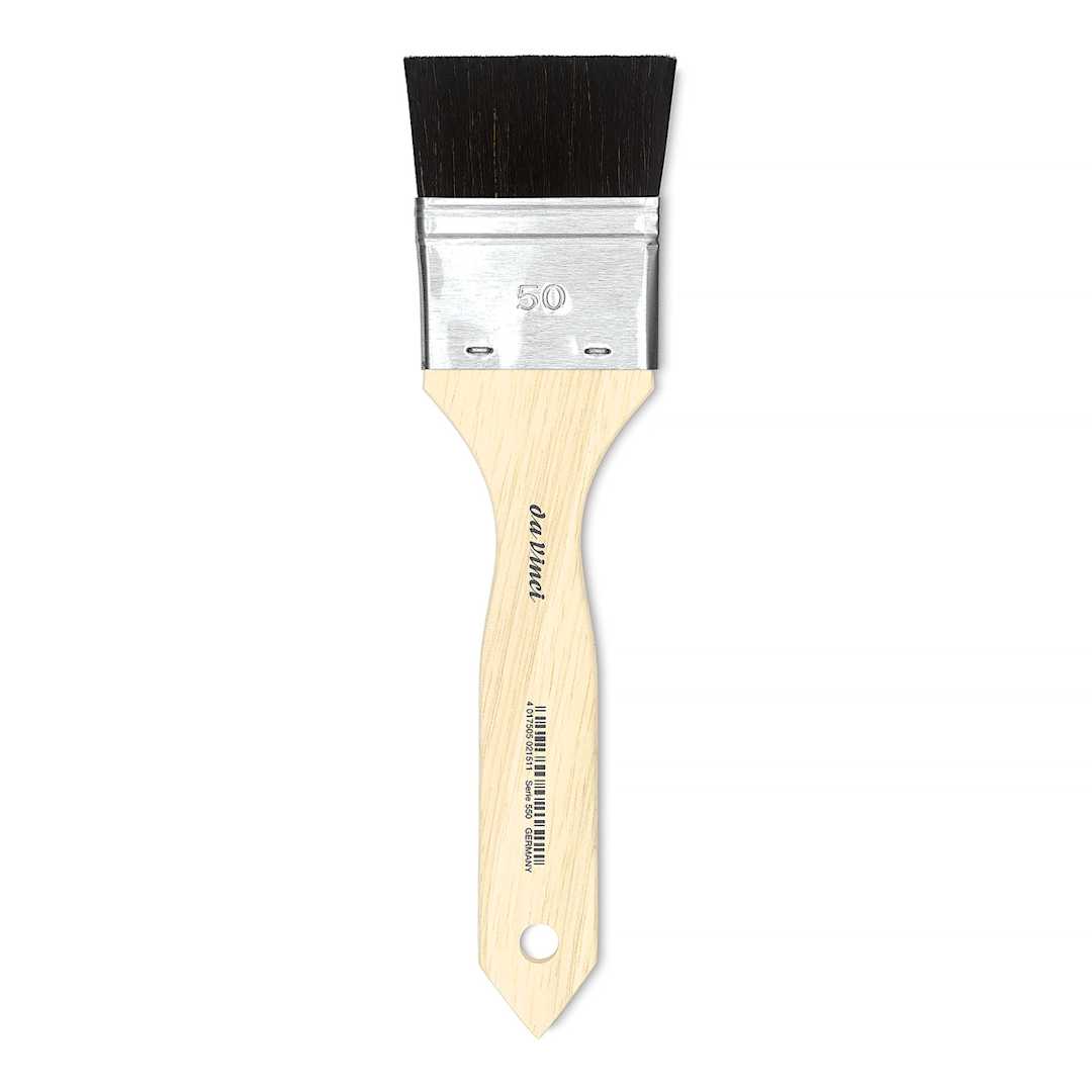 Open in modal - Da Vinci Black Goat Hair Brush - Wash Mottler, Size 50