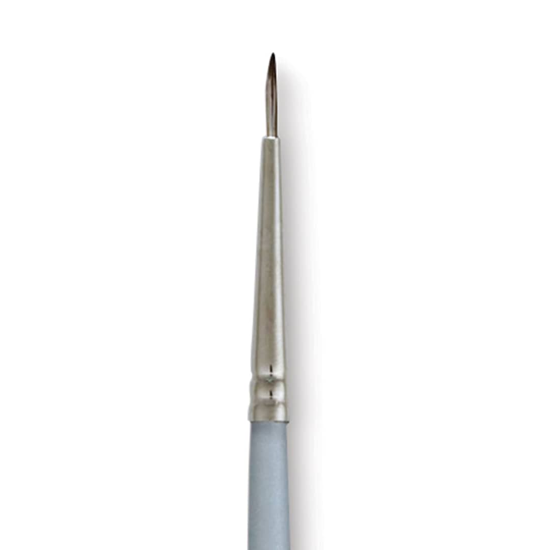 Open in modal - Dynasty Faux Squirrel Brush - Round, Short Handle, Size 0