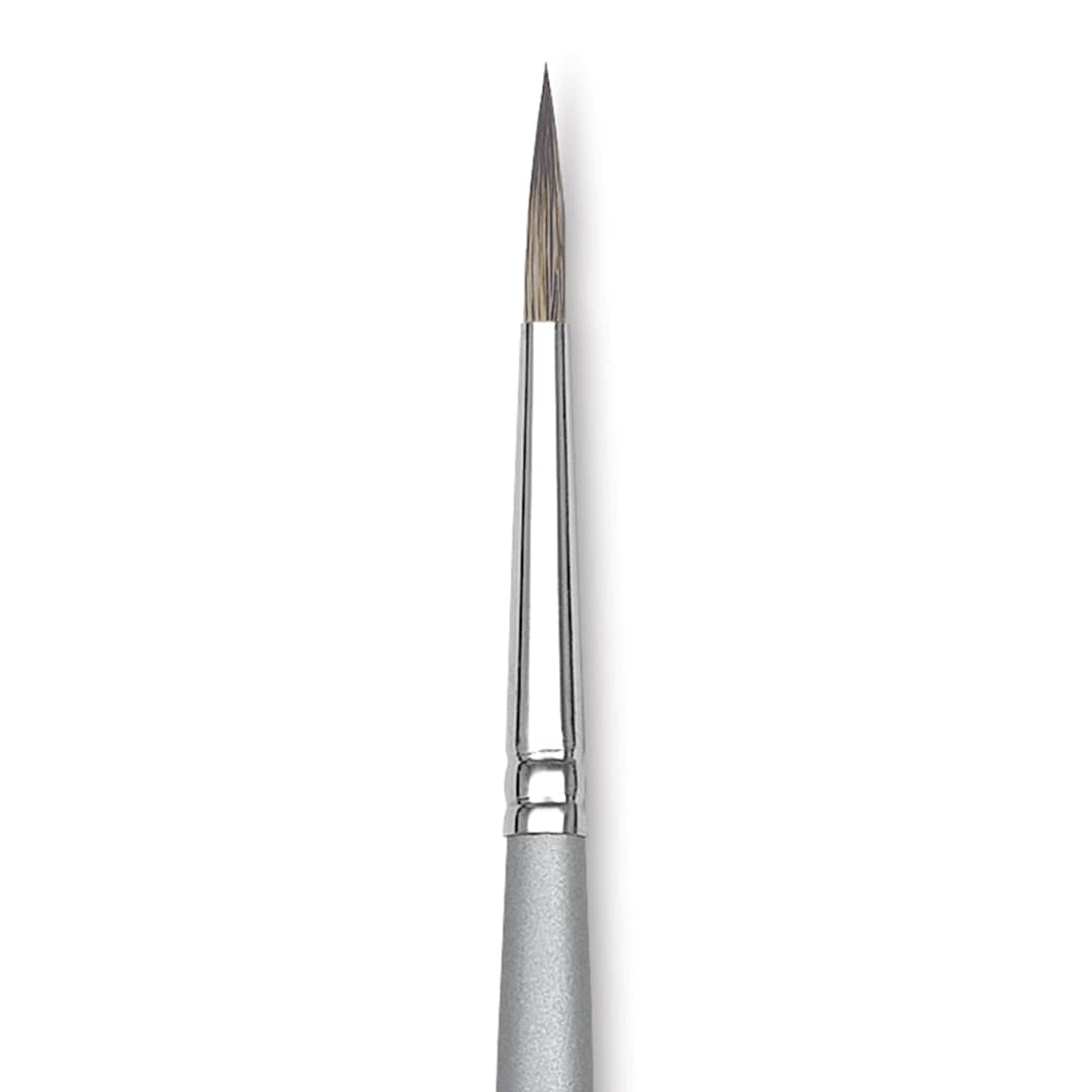 Open in modal - Dynasty Faux Squirrel Brush - Round, Short Handle, Size 4