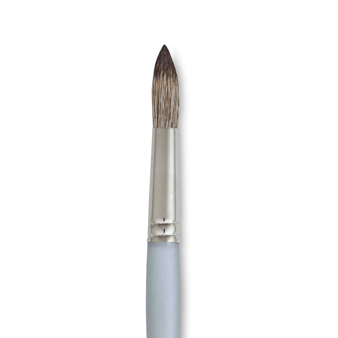 Open in modal - Dynasty Faux Squirrel Brush - Round, Short Handle, Size 16