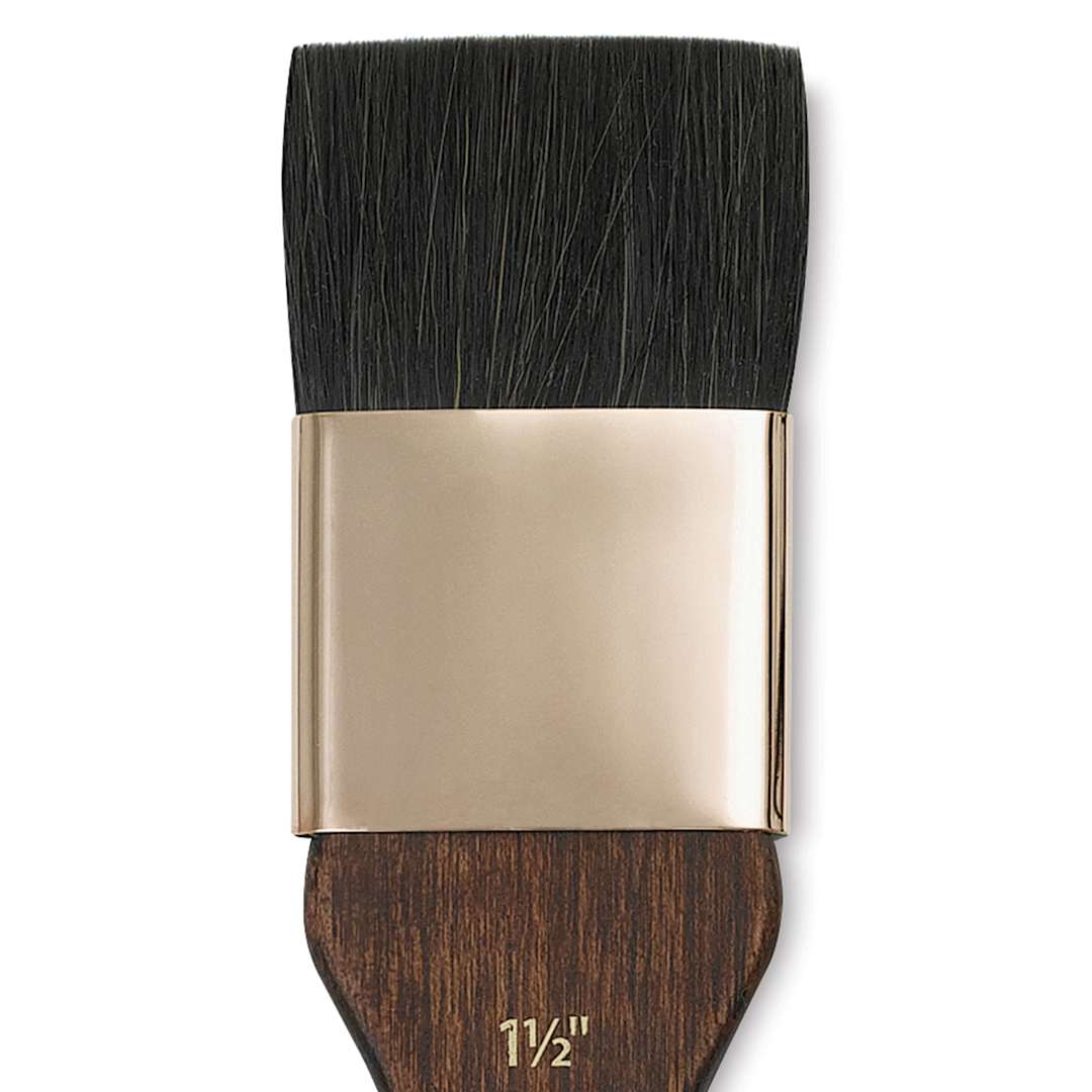 Open in modal - Princeton Neptune Synthetic Squirrel Brush - Mottler, Short Handle, 1-1/2