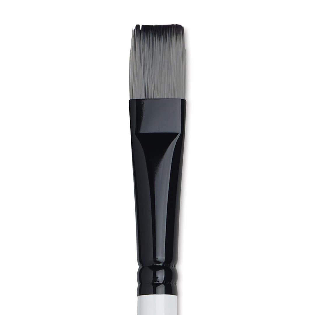 Open in modal - Winsor & Newton Artists’ Acrylic Brush - Bright, Long Handle, Size 16