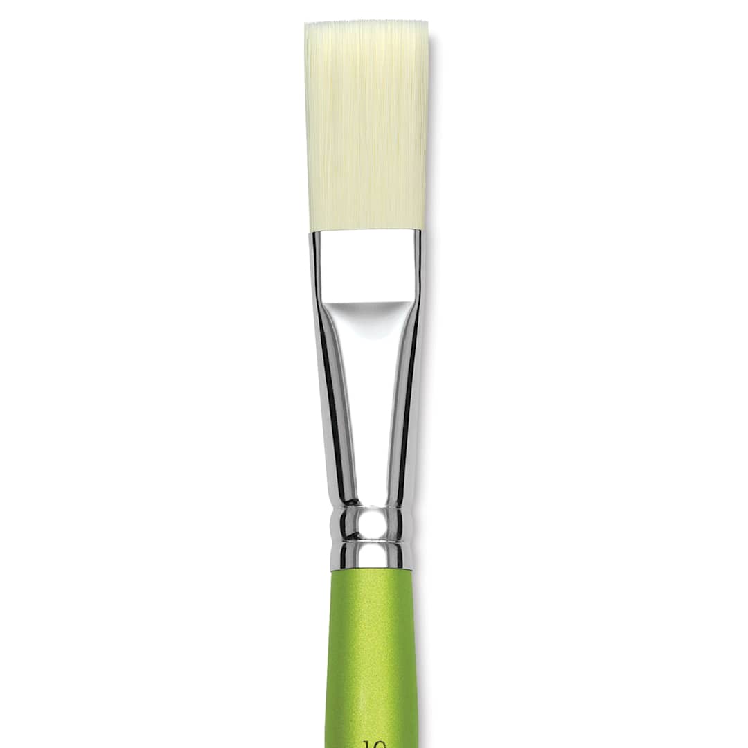 Open in modal - Liquitex Freestyle Brush - Flat, Long Handle, Size 10, close-up
