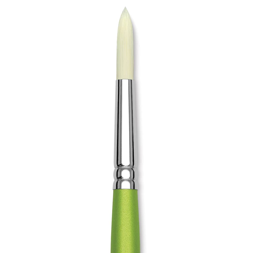 Open in modal - Liquitex Freestyle Brush - Round, Long Handle, Size 6, close-up