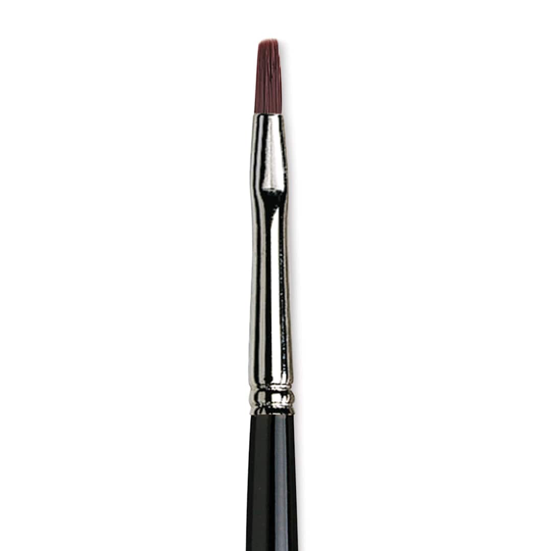 Open in modal - Da Vinci Top Acryl Synthetic Brush - Bright, Short Handle, Size 1 close up