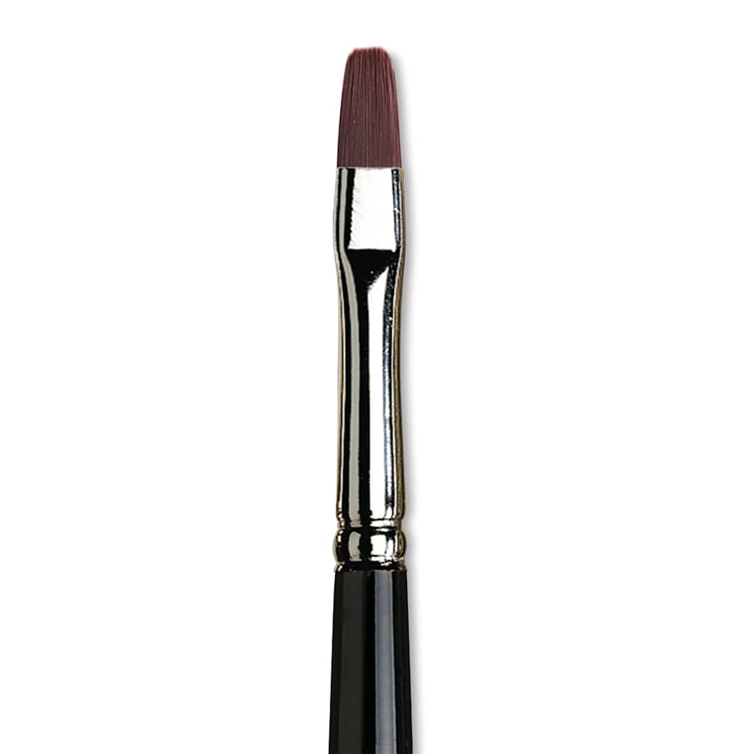 Open in modal - Da Vinci Top Acryl Synthetic Brush - Bright, Short Handle, Size 4 close up