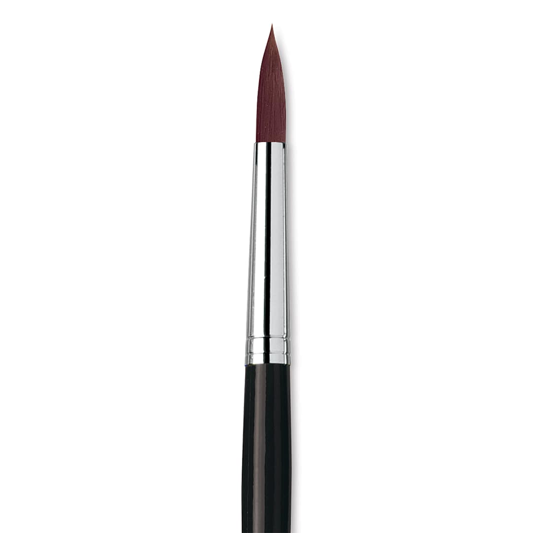 Open in modal - Da Vinci Top Acryl Synthetic Brush - Round, Short Handle, Size 10 close up