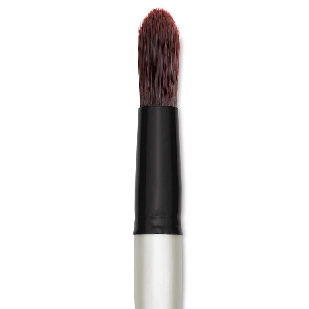 Open in modal - Simply Simmons XL Stiff Synthetic Brush - Round, Size 40 close up