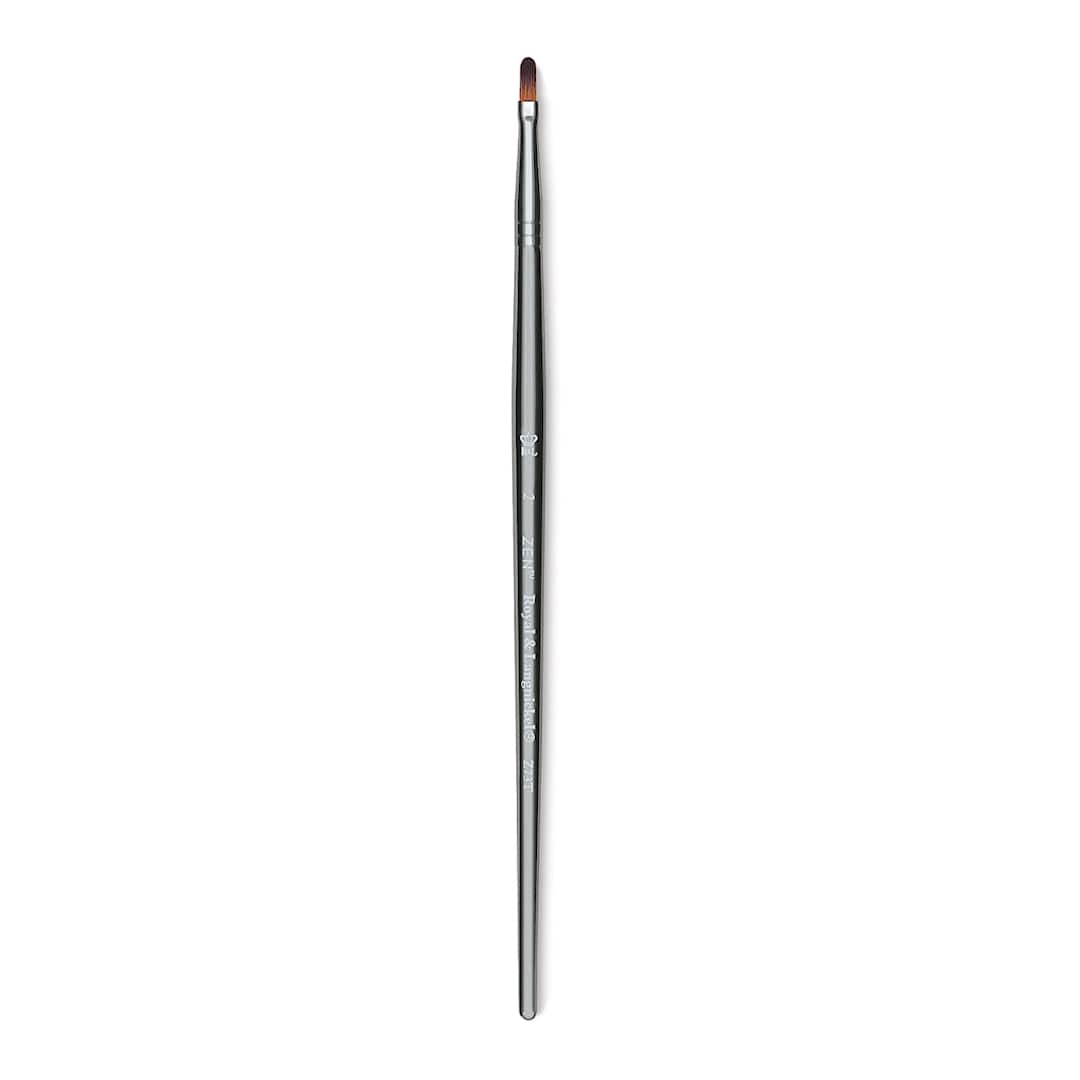 Open in modal - Royal & Langnickel Zen Brush - Filbert, Size 2, Short Handle