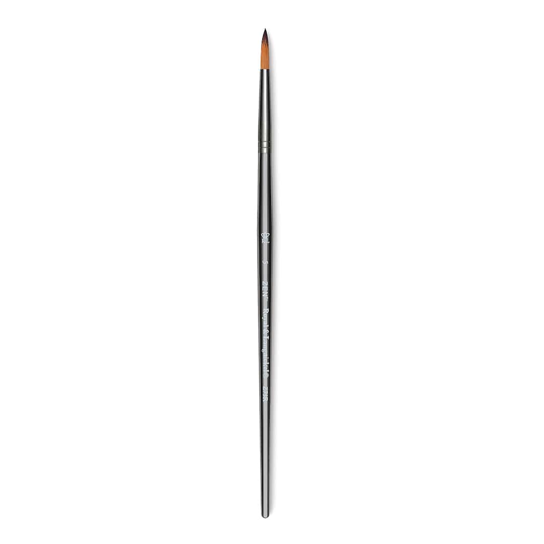 Open in modal - Royal Langnickel Zen Brush - Round, Size 5, Short Handle