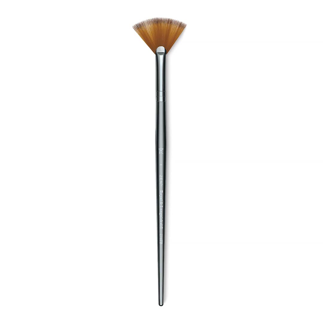 Open in modal - Royal & Langnickel Zen Brush - Fan, Size 4, Short Handle