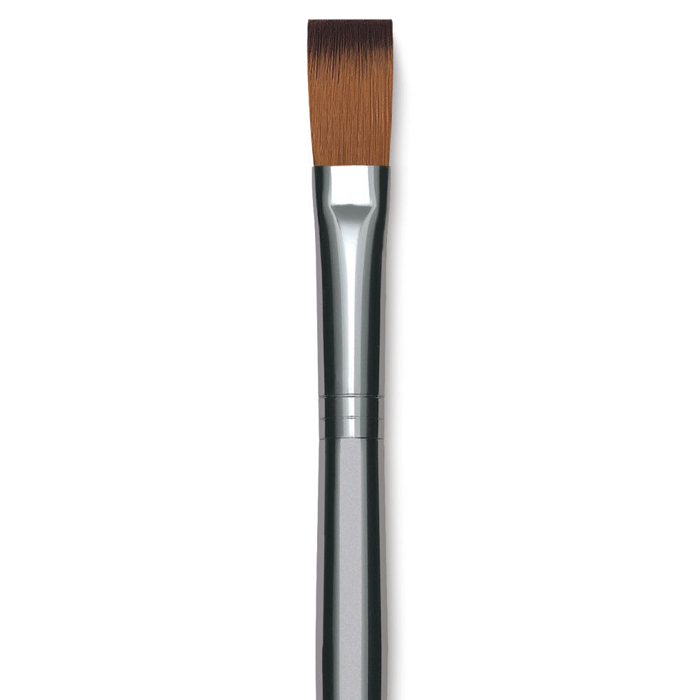 Open in modal - Royal & Langnickel Zen All Media Brushes - Closeup of Size 6 Chisel Blander shown
