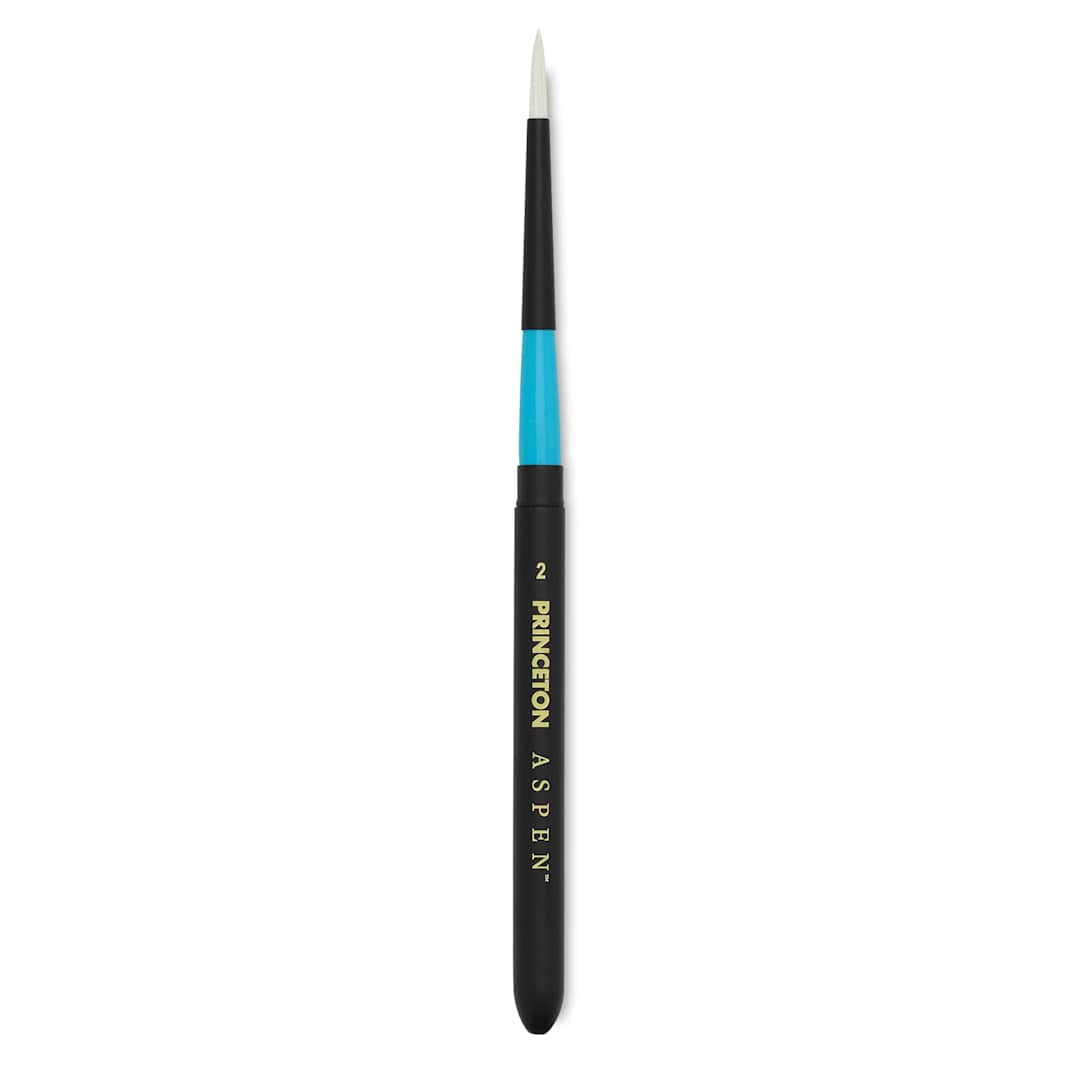 Open in modal - Princeton Aspen Series 6500 Synthetic Travel Brush - Round, Size 2
