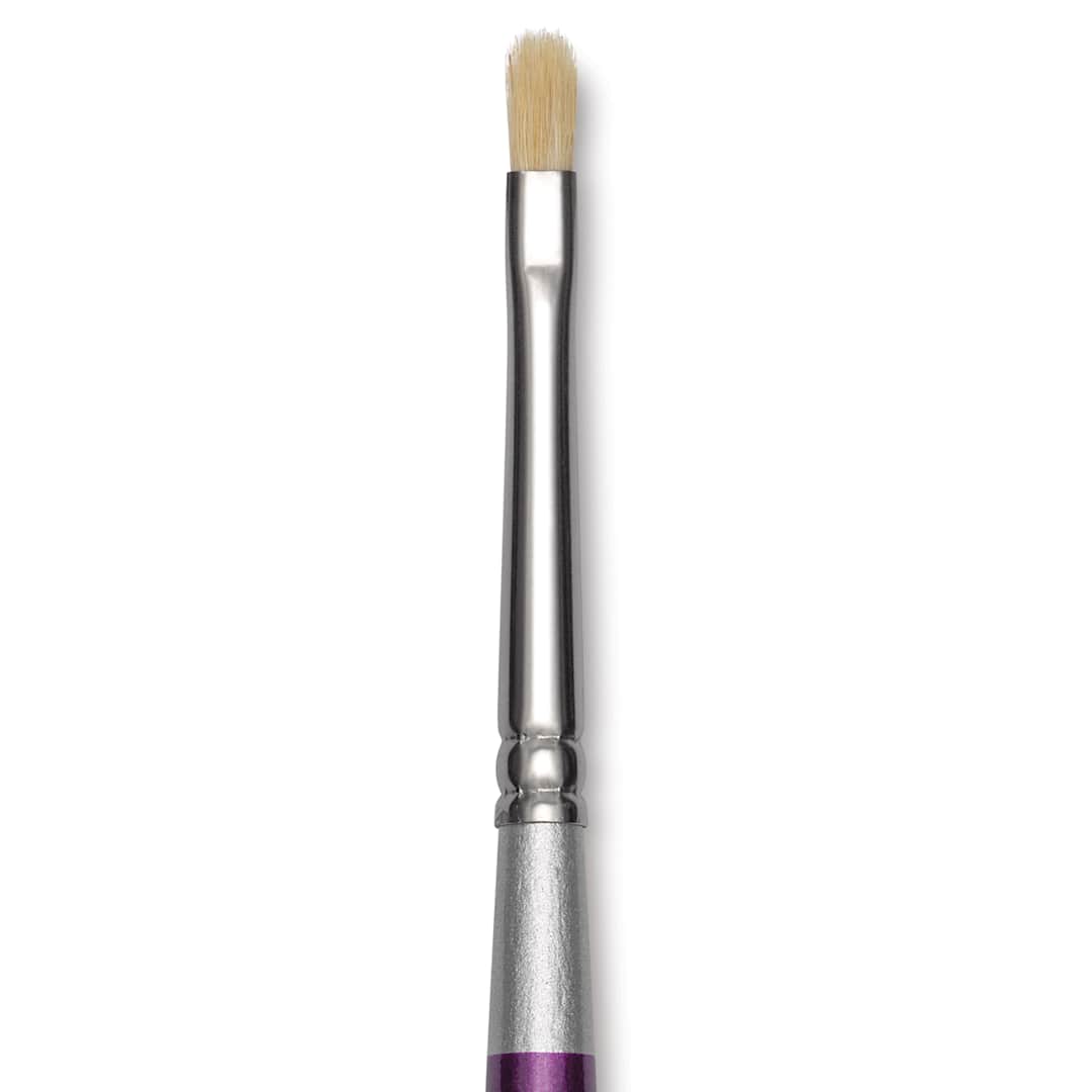 Open in modal - Silver Brush Silver Silk 88 White Goat Hair Mop - Short Handle, Mini Mop, 1/8", close-up
