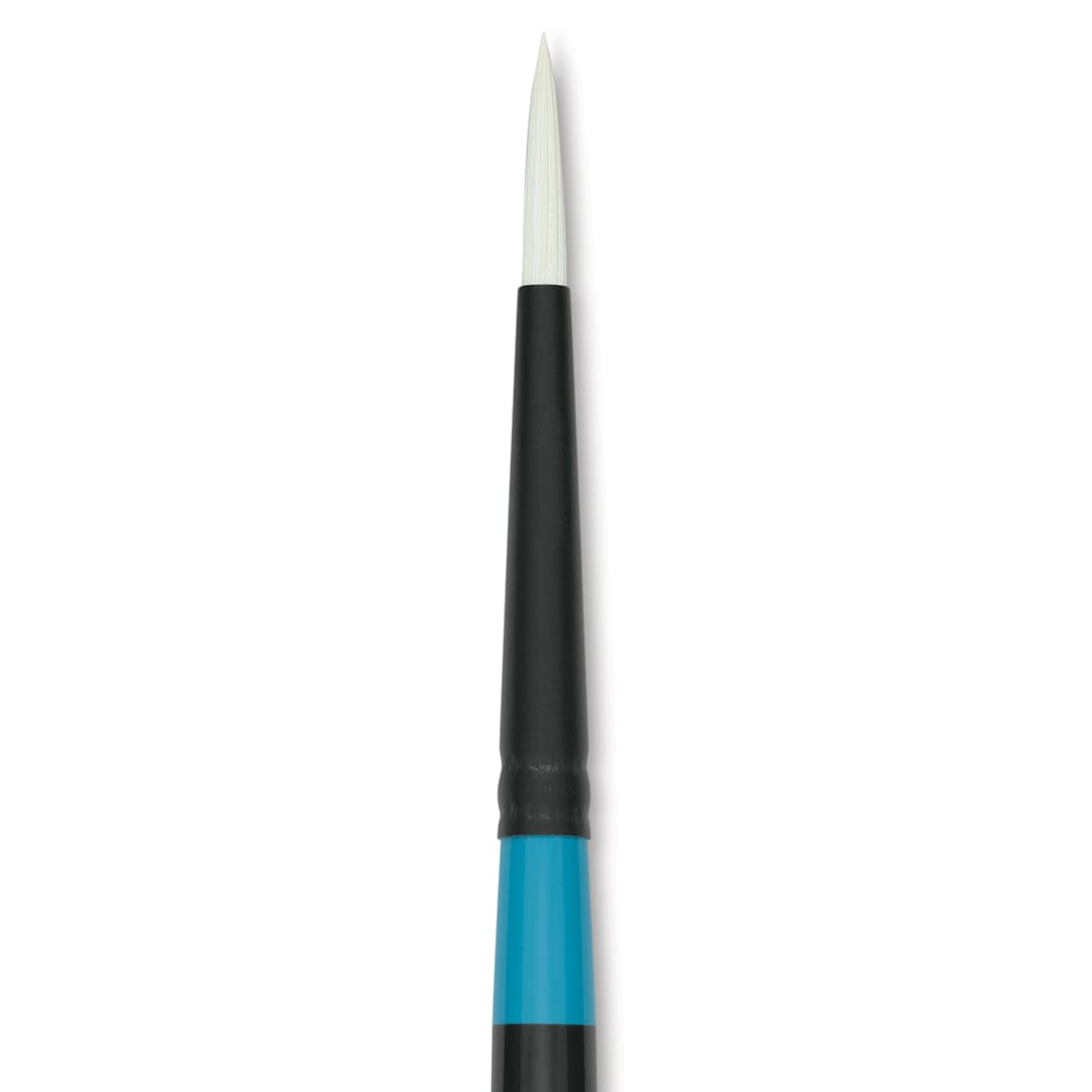 Open in modal - Princeton Aspen Synthetic Brush - Short Handle, Round, Size 4, close-up