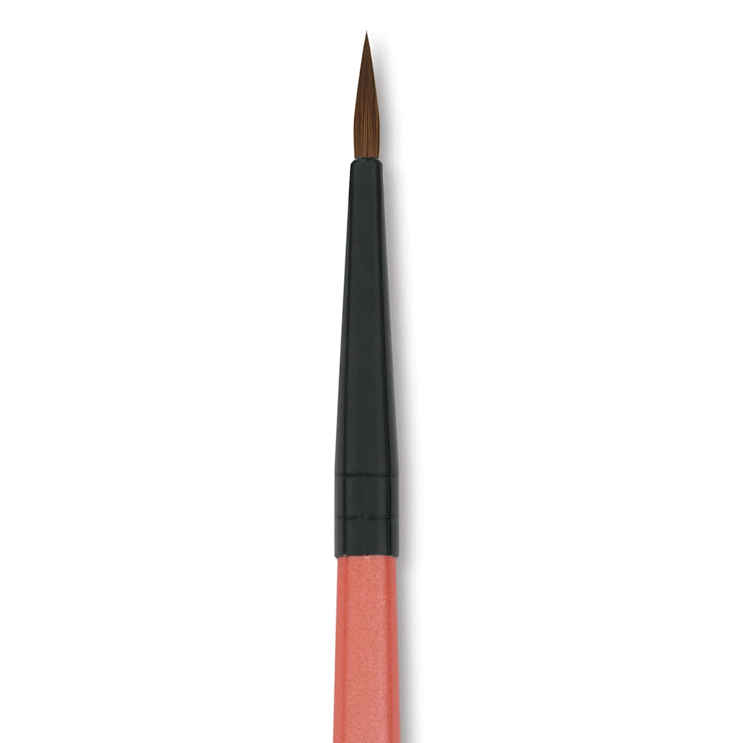 Open in modal - Dynasty Water Lily Watercolor Brush - Short Handle, Round, Size 2, close-up