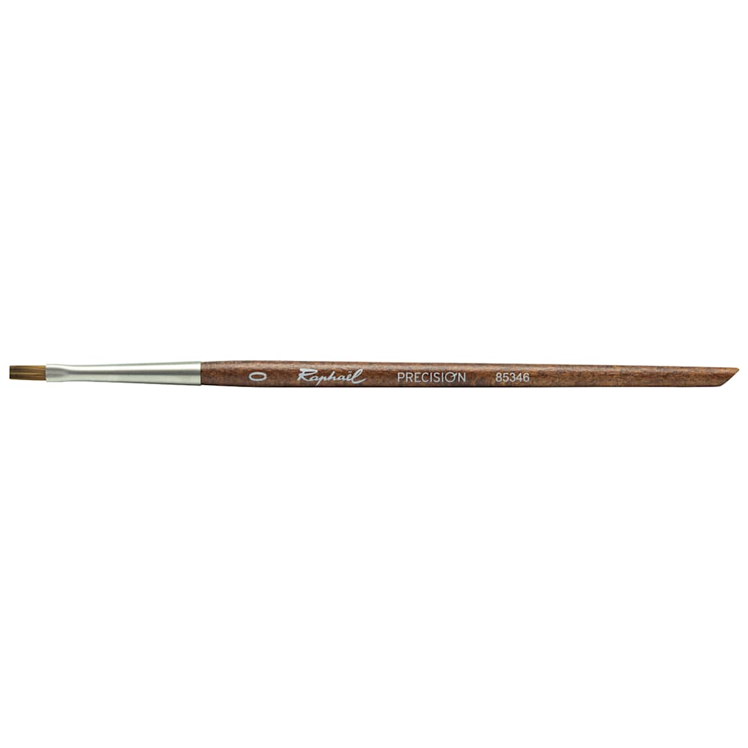 Open in modal - Raphaël Precision Mini Brush - Flat, Short Handle, Size 0