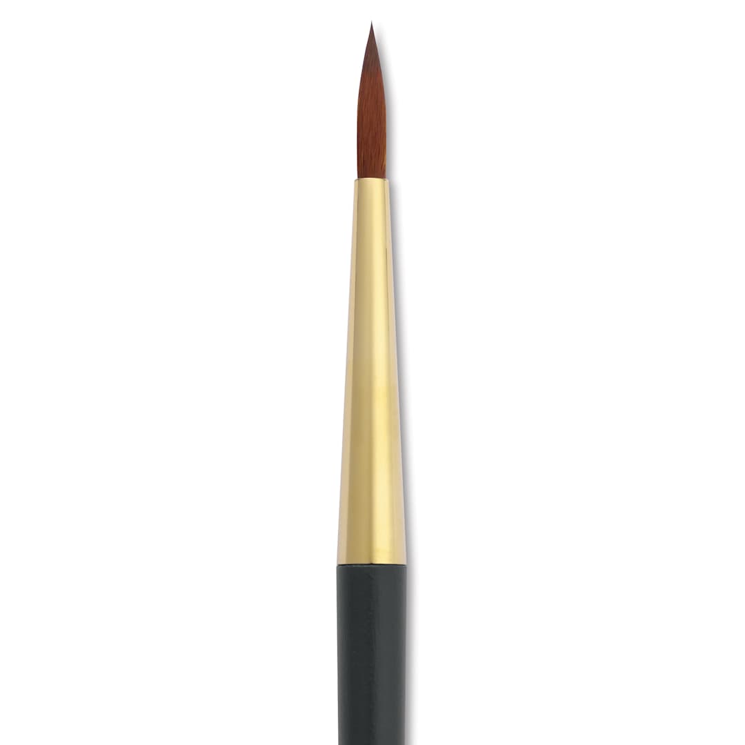 Open in modal - Isabey Isagold Synthetic Brush - Round, Short Handle, Size 6, close-up